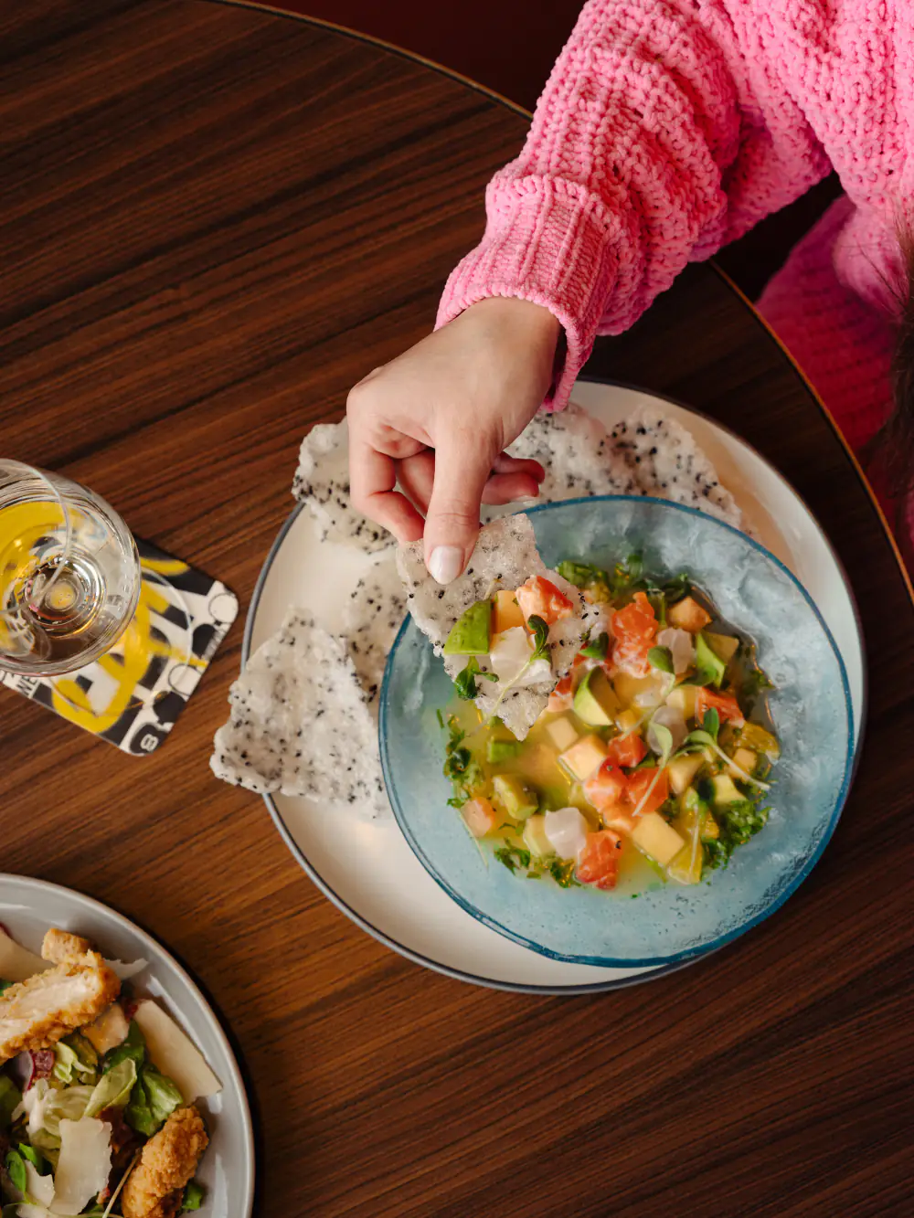 Een salade van WE ARE EDN van bovenaf